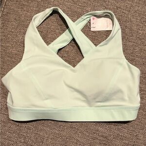 Lululemon Mint Moment (MIMO) Envital Green Sports Bra B/C cup size 10